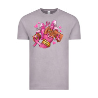 Vintage Zinc Breast Cancer afro girl sneakers Vintage Tee - RanaPortraitStore