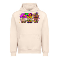 Sandshell Mardi Gras Gnomies Cakes Flowers And Balloon Urban Hoodie - BundleAndBundleShop