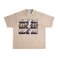 French Oak game day game day volleyball lightning bolt Urban Heavy Tee - Zillion Design Studio