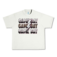 Pistachio game day game day volleyball lightning bolt Urban Heavy Tee - Zillion Design Studio