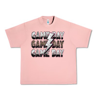 Salmon game day game day volleyball lightning bolt Urban Heavy Tee - Zillion Design Studio