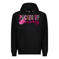 Black pucker up cowboy Premium Hoodie - NancyCooperArtShop