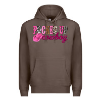 Coffee pucker up cowboy Premium Hoodie - NancyCooperArtShop