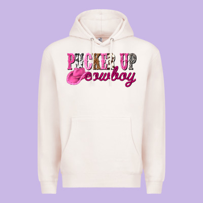 Pucker Up Cowboy Premium Hoodie Designed By Nancycooperartshop