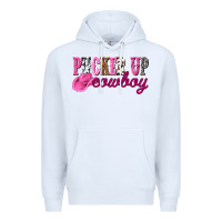 White pucker up cowboy Premium Hoodie - NancyCooperArtShop