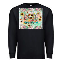 Black god is my refugee and strength Premium Sweatshirt - NancyCooperArtShop