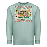 Seafoam god is my refugee and strength Premium Sweatshirt - NancyCooperArtShop