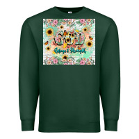 Sports Green god is my refugee and strength Premium Sweatshirt - NancyCooperArtShop