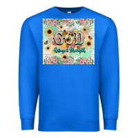 True Royal god is my refugee and strength Premium Sweatshirt - NancyCooperArtShop