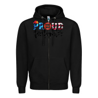 Black proud firefighter Zipper Hoodie - HRA Design Shop