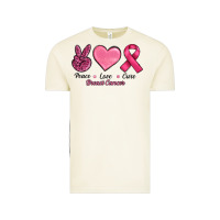 Vintage Arctic Peace Love Cure Cancer Vintage Tee - RanaPortraitStore