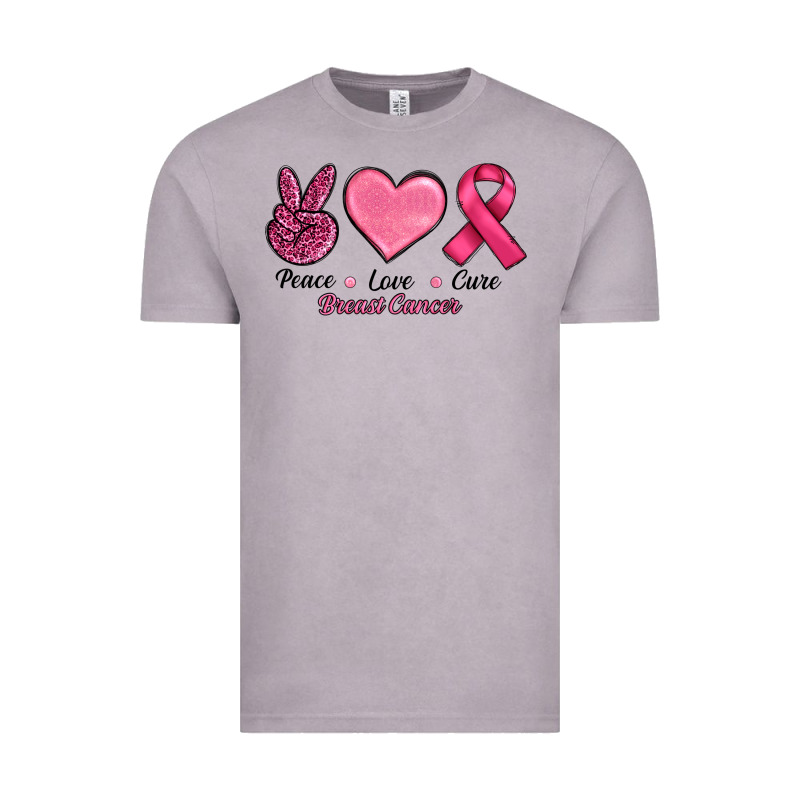 Peace Love Cure Cancer Vintage Tee by RanaPortraitStore | Teevron