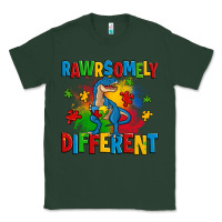 Sports Green rawrsomely different autism trex Classic Tee - Zillion Design Studio