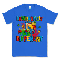 True Royal rawrsomely different autism trex Classic Tee - Zillion Design Studio