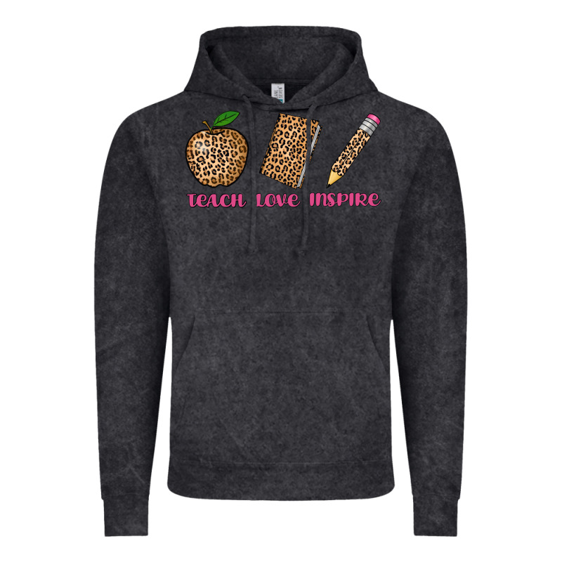 Teach Love Inspire Leopard Vintage Hoodie by AdoDesignShop | Teevron