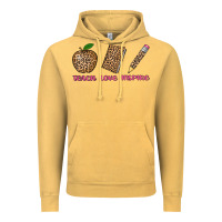 Vintage Mustard teach love inspire leopard Vintage Hoodie - AdoDesignShop