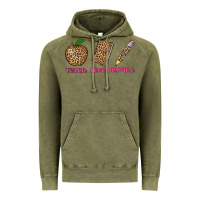 Vintage Olive teach love inspire leopard Vintage Hoodie - AdoDesignShop