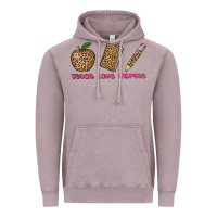Vintage Zinc teach love inspire leopard Vintage Hoodie - AdoDesignShop