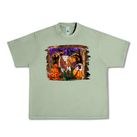 Oil Green longhorn cow halloween Urban Heavy Tee - RanaPortraitStore