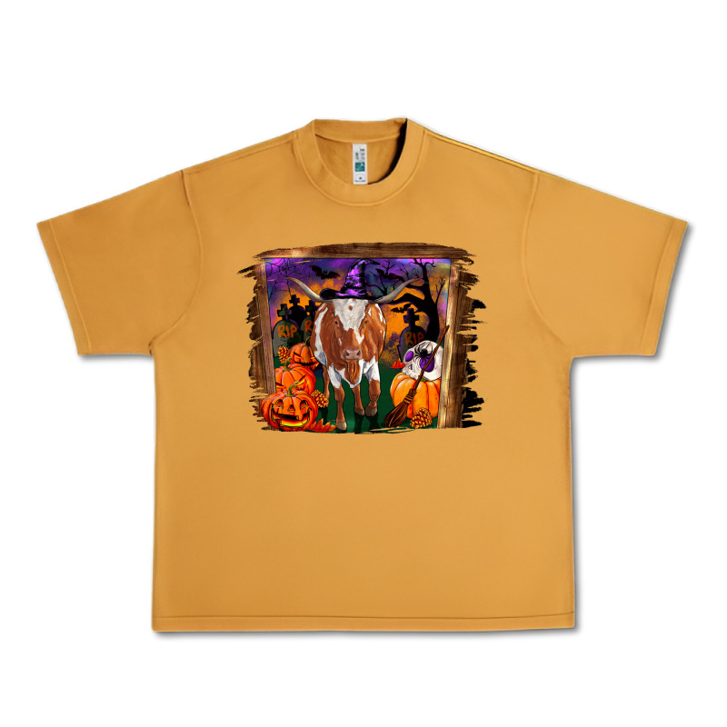 Longhorn Cow Halloween Urban Heavy Tee by RanaPortraitStore | Teevron