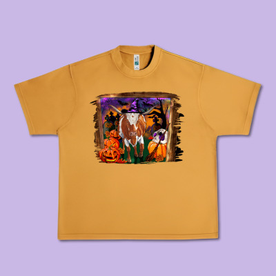 Urban Heavy Tee longhorn cow halloween