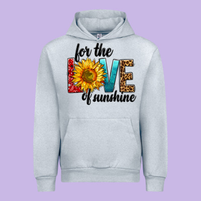 For The Love Of Sunshine Urban Hoodie Designed By Bundleandbundleshop