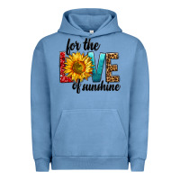 Pigment Pebble Blue For The Love Of Sunshine Urban Hoodie - BundleAndBundleShop