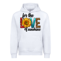 White For The Love Of Sunshine Urban Hoodie - BundleAndBundleShop