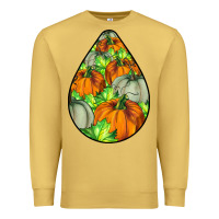 Antique Gold Fall Teardrop Premium Sweatshirt - LillyAllenDesigns