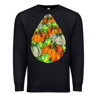 Black Fall Teardrop Premium Sweatshirt - LillyAllenDesigns