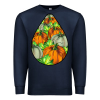 Navy Fall Teardrop Premium Sweatshirt - LillyAllenDesigns