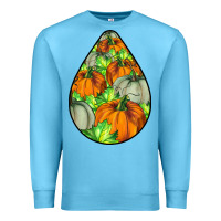 Ocean Blue Fall Teardrop Premium Sweatshirt - LillyAllenDesigns