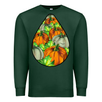 Sports Green Fall Teardrop Premium Sweatshirt - LillyAllenDesigns