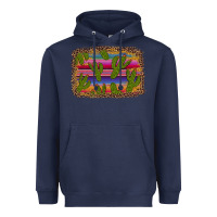 Navy cinco de mayo leopard frame Heavyweight Hoodie - Artiststas