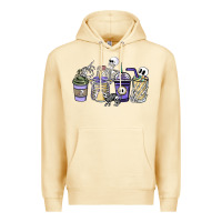 Pina Colada skeleton coffee cups Premium Hoodie - NancyCooperArtShop