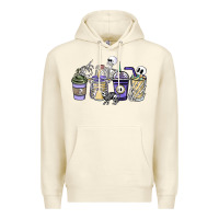 Sandshell skeleton coffee cups Premium Hoodie - NancyCooperArtShop