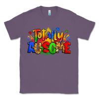 Lavender totally ausome autism Classic Tee - Zillion Design Studio