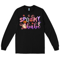 Black spooky babe Long Sleeve Tee - AdoDesignShop
