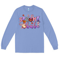 Colony Blue spooky babe Long Sleeve Tee - AdoDesignShop