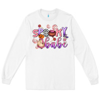White spooky babe Long Sleeve Tee - AdoDesignShop