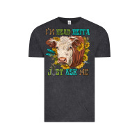 Vintage Black im head heffa just ask me Vintage Tee - texasbilliewilder