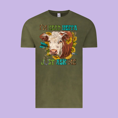 Im Head Heffa Just Ask Me Vintage Tee Designed By Texasbilliewilder