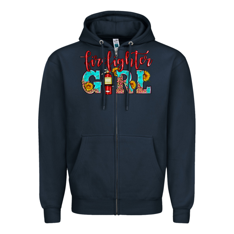 Firefighter Son Girl Zipper Hoodie by HRA Design Shop | Teevron