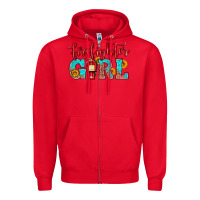 Red firefighter son girl Zipper Hoodie - HRA Design Shop