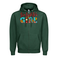 Sports Green firefighter son girl Zipper Hoodie - HRA Design Shop