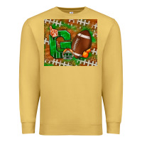 Antique Gold go american football leopard Premium Sweatshirt - NancyCooperArtShop
