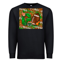 Black go american football leopard Premium Sweatshirt - NancyCooperArtShop