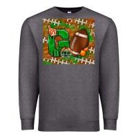 Charcoal Heather go american football leopard Premium Sweatshirt - NancyCooperArtShop