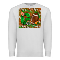 Dove Grey go american football leopard Premium Sweatshirt - NancyCooperArtShop