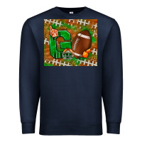 Navy go american football leopard Premium Sweatshirt - NancyCooperArtShop